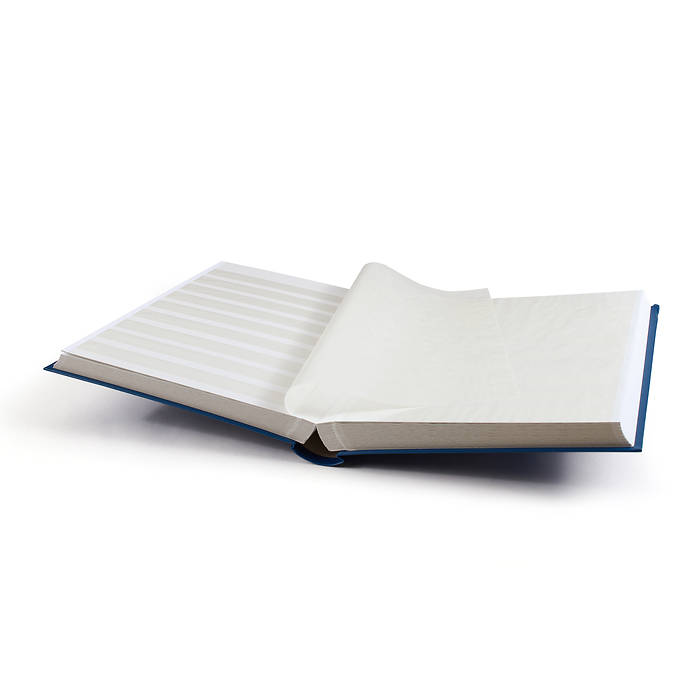 Basic clasificador, DIN A4, 64 páginas blancas, tapa no acolchada, azul