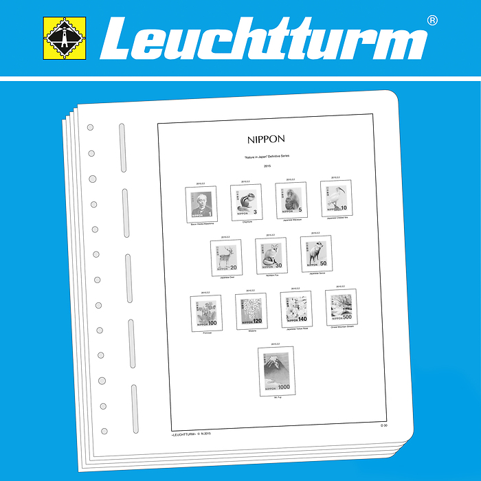 LEUCHTTURM SF-hojas preimpresas Japón 1958-1969