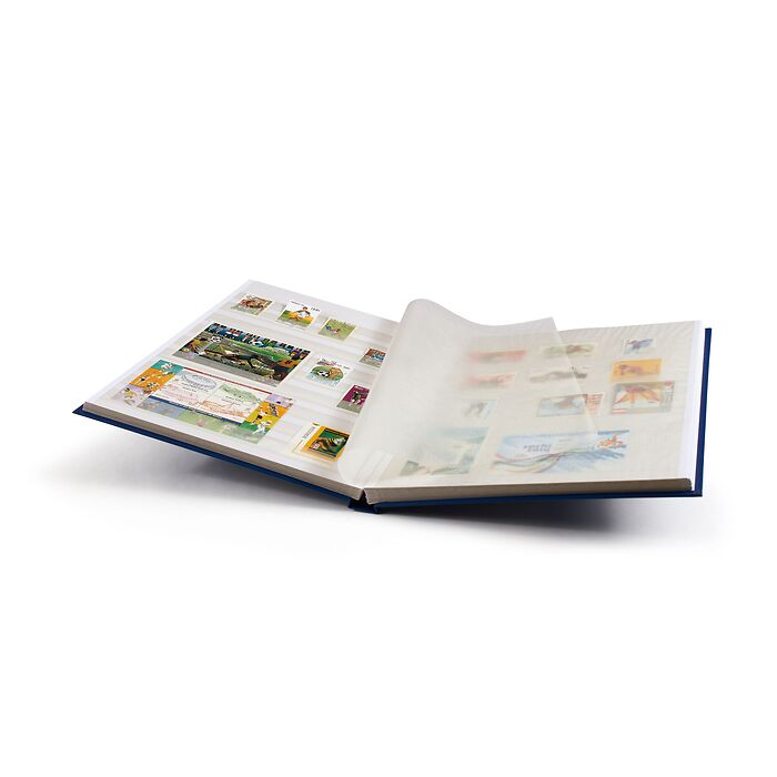 Basic clasificador, DIN A4, 32 páginas blancas, tapa no acolchada, azul