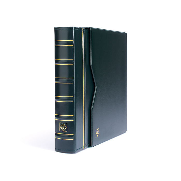 Tapa de anillas Vario, diseño  Classic y cajetín protector,  verde