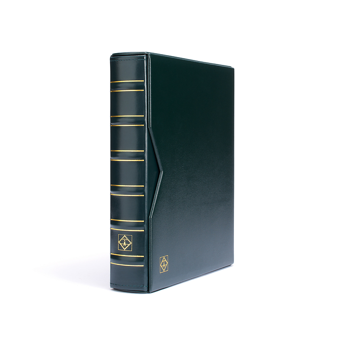 Tapa de anillas Vario, diseño  Classic y cajetín protector,  verde