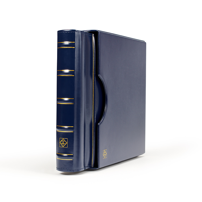 Leuchtturm tapa con barra rotativa con cajetín projoector en diseño clásico, azul