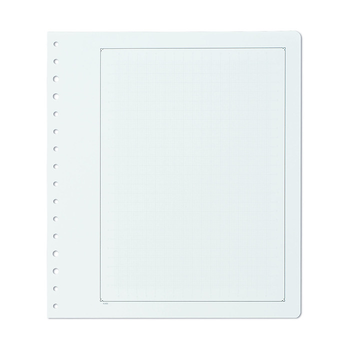 KABE hojas de álbum neutras, papel con borde negro y cruadriculada