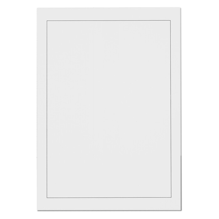 Leuchtturm hojas en blanco con línea negra en Márgenes, DIN  A 4