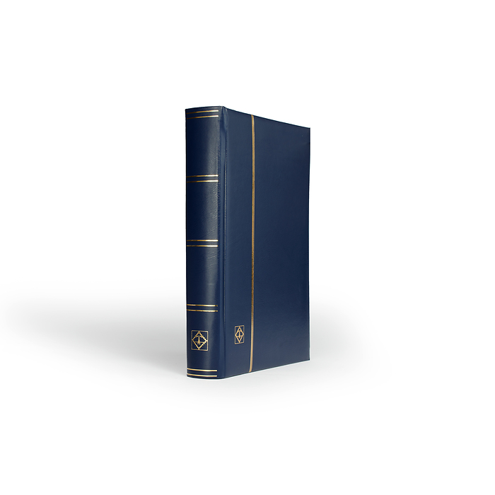 Comfort clasificador, DIN A4,  64 páginas blancas, tapa acolchada, azul