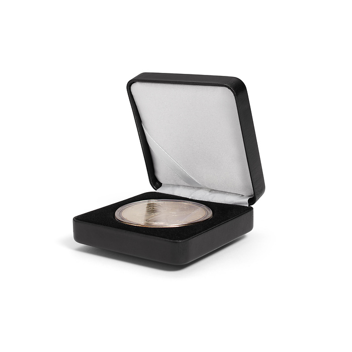 Estuche Nobile para monedas, hasta Ø 48 mm, negro