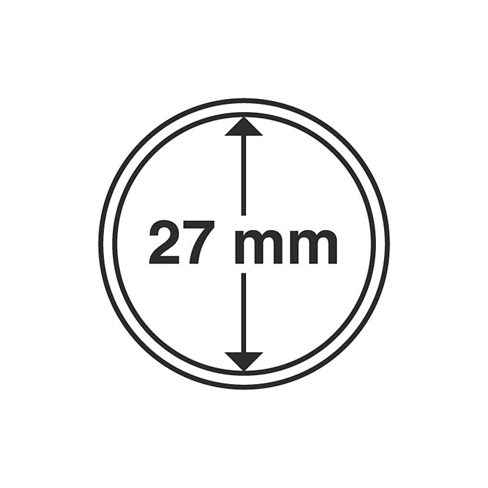 Cápsulas Grips para monedas de 27 mm, paquete de 10