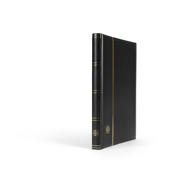 Comfort clasificador,DIN A4, 32 páginas negras, tapa acolchada, negro