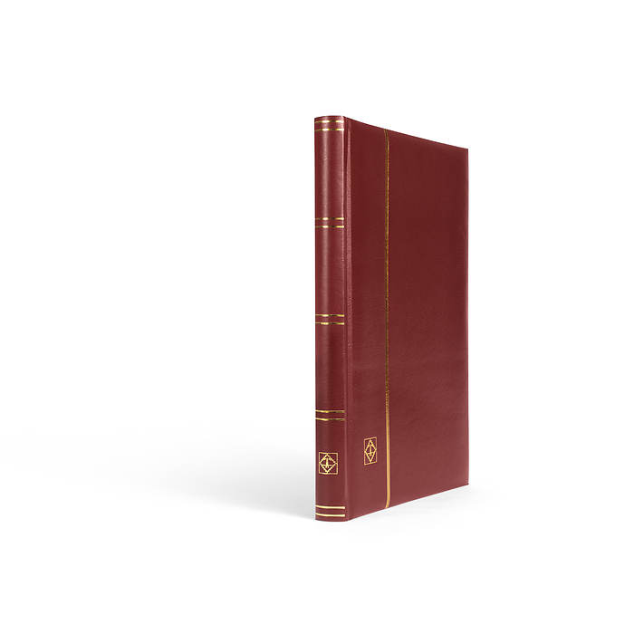 Comfort clasificador,DIN A4, 32 páginas negras, tapa acolchada, rojo