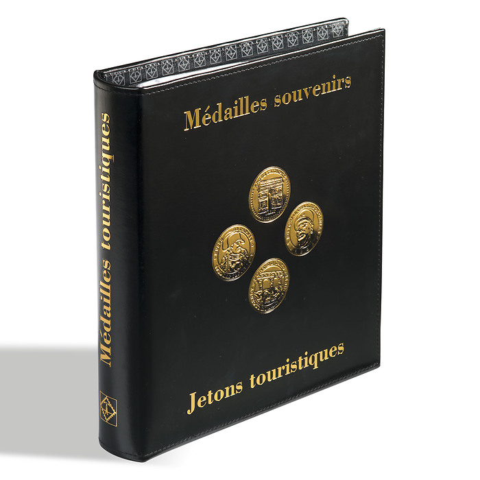 Álbum Optima para 'Médailles Souvenirs' francesas sans 5 Hojas Optima