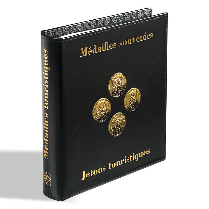 Álbum OPTIMA para 'Médailles Souvenirs' francesas sans 5 hojas OPTIMA