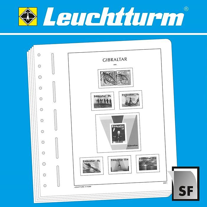 LEUCHTTURM SF-hojas preimpresas Gibraltar 2010-2019