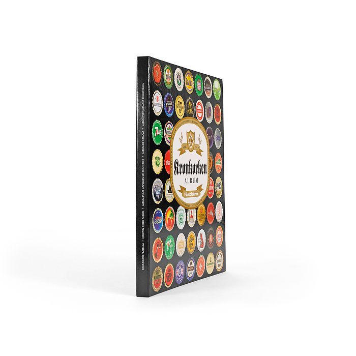 Álbum Presso para 64 chapas de botella
