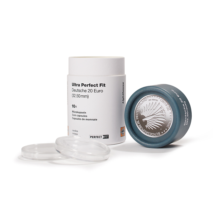 Ultra Cápsulas Perfect Fit para alemanes 35 Euro (32,50 mm), paquete de 10