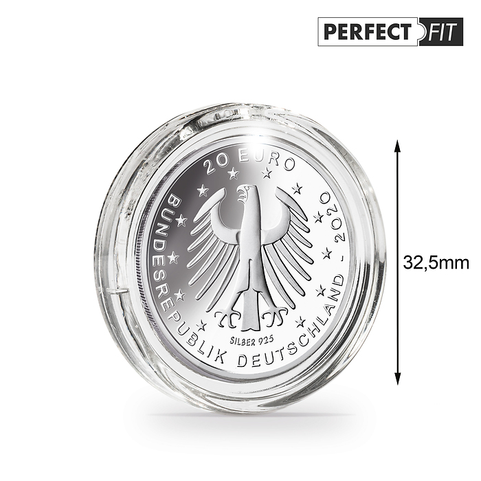 Ultra Cápsulas Perfect Fit para alemanes 35 Euro (32,50 mm), paquete de 10