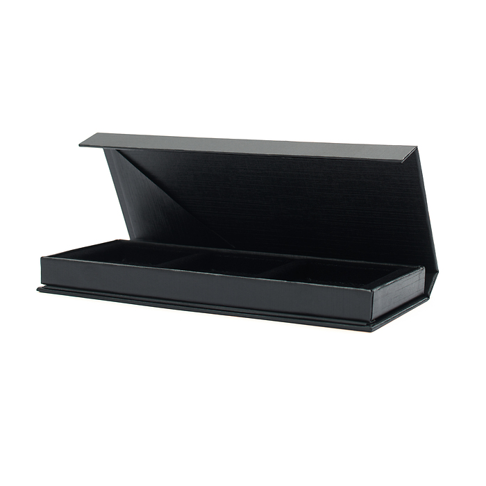 Airbox estuche con función de   Presentación para 3 cápsulas  Quadrum, negro