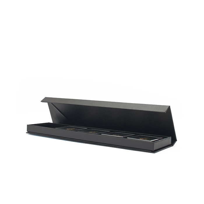 Airbox estuche con función de   Presentación para 5 cápsulas  Quadrum, negro