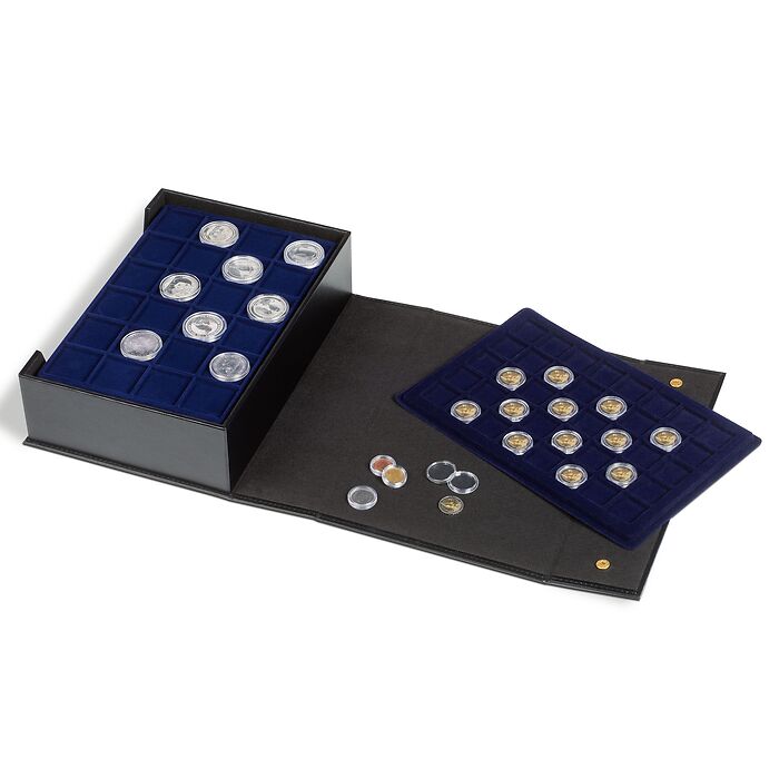 Estuche Tablo, vacío, para 10   bandejas (tamaño L), negro