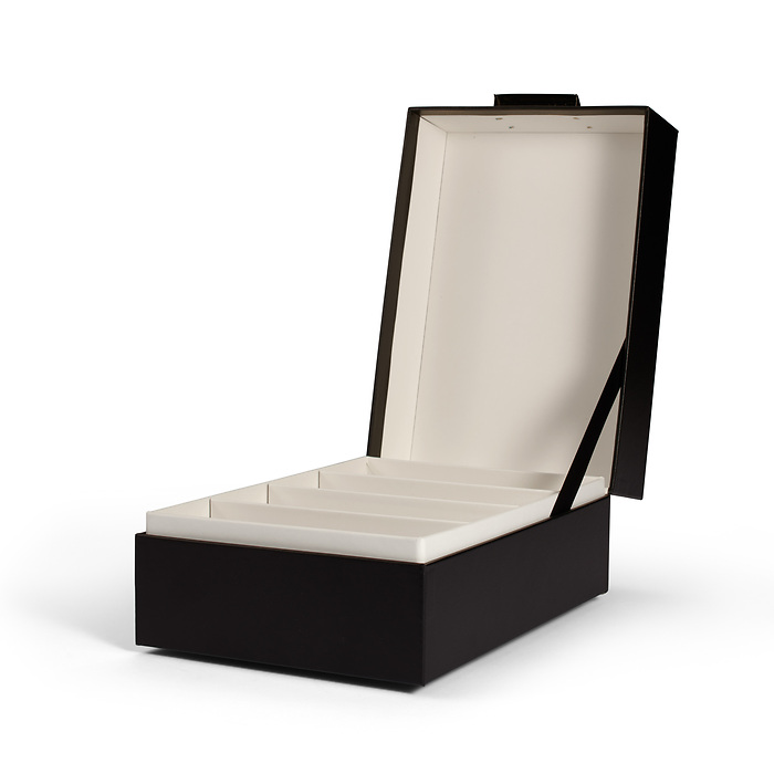 Caja archivadora Logik, tamaño interior 168 x 120 mm, negro