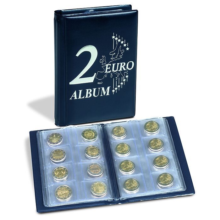 Álbum de bolsillo ROUTE 2-Euro para 48 monedas de 2 euros