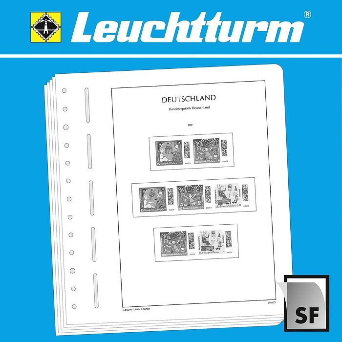 LEUCHTTURM SF-hojas preimpresas República Federal de Alemania combinaciones 2011-2022