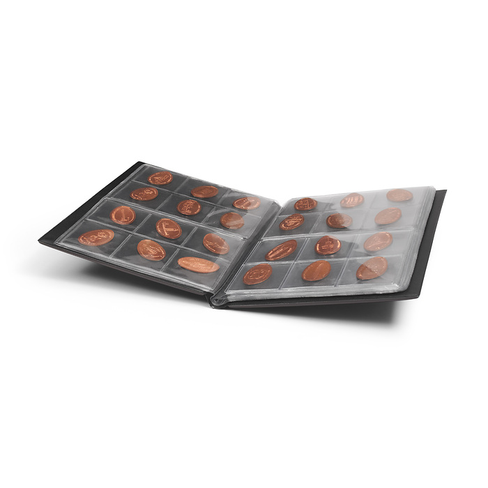 Álbum de bolsillo para 96 Pressed Pennies (monedas souvenir)