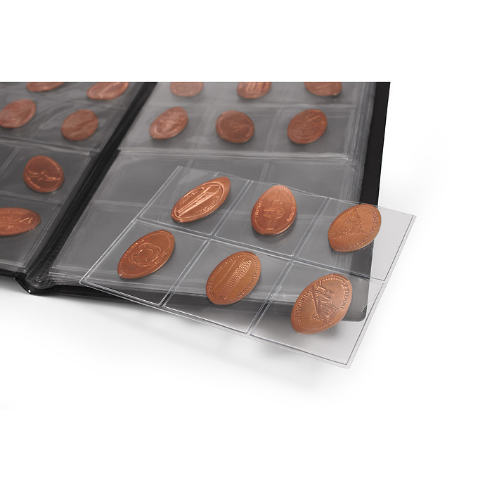 Álbum de bolsillo para 96 Pressed Pennies (monedas souvenir)