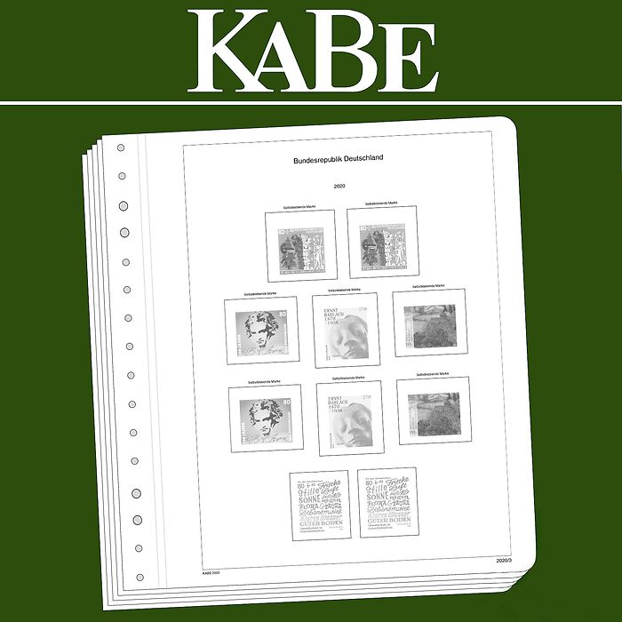 KABE OF-hojas preimpresas República Federal de Alemania BI-Collect 2015-2019