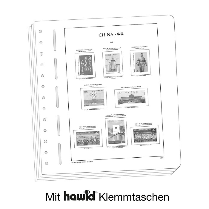 Leuchtturm SF-hojas preimpresas China 2015-2019