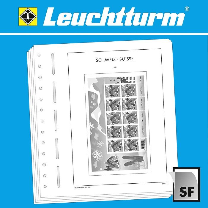LEUCHTTURM Suplemento-SF Suiza-minihoja 2018