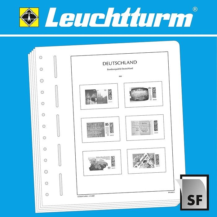 LEUCHTTURM Suplemento-SF República Federal de Alemania sellos de esquina 2018