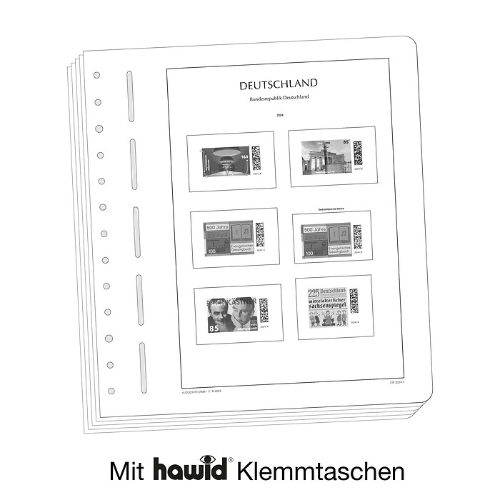 Leuchtturm suplemento-SF República Federal de Alemania sellos de esquina 2019