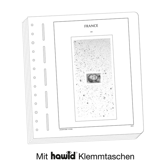 LEUCHTURM suplemento-SF Francia Blocks Souvenir Philatelie 2020