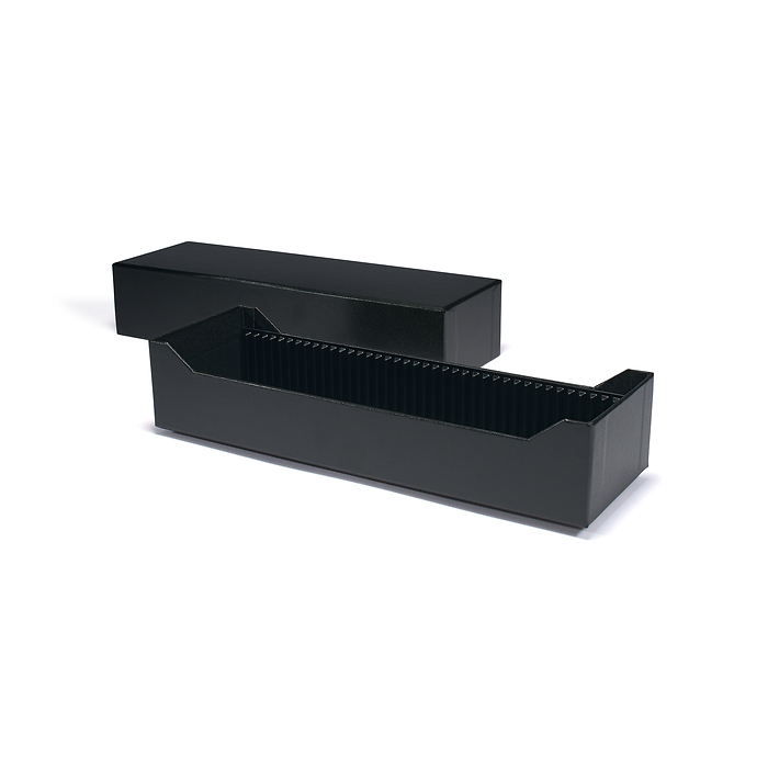 Caja archivadora Logik para 40 lingote de oro en blíster, formato horizontal, negro