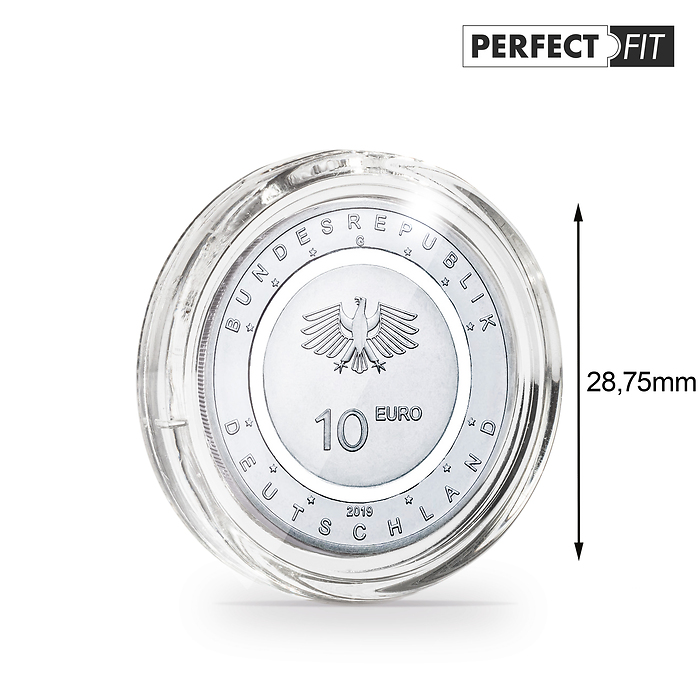 Cápsulas Ultra Perfect Fit para alemanes 10 Euro (28,75 mm), paquete de 10
