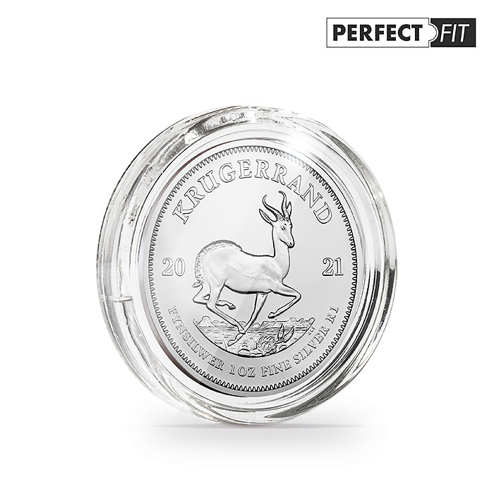 Cápsulas Ultra Perfect Fit para 1 oz. argent 39 mm(z.B.Krügerrand, Britannia), paq.de 100