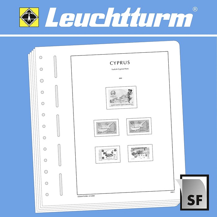 Leuchtturm suplemento-SF Chipre-correo turco 2020