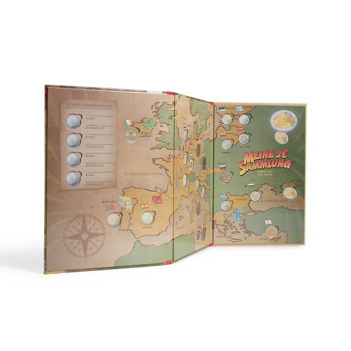 Álbum para monedas Presso, Eur o-Collection, 25x 2 Euro 'Ninos'