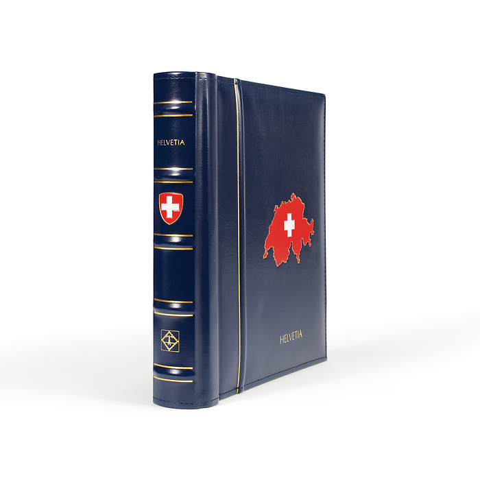 Leuchtturm SF-Álbum preimpresas tapas Perfect DP, Classic SWITZERLAND 2020-2025, azul