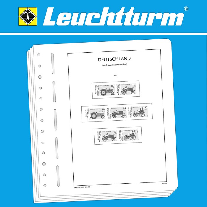 Leuchtturm suplemento República Federal de Alemania combinaciones 2021