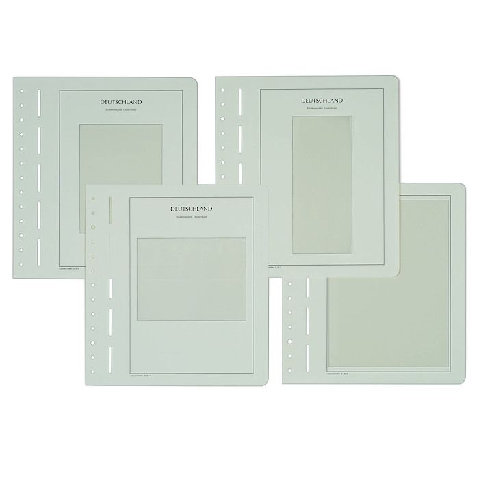 LEUCHTTURM hojas de Álbum neutras para pliegos de 10 sellos, formato del pliego:130x170 mm