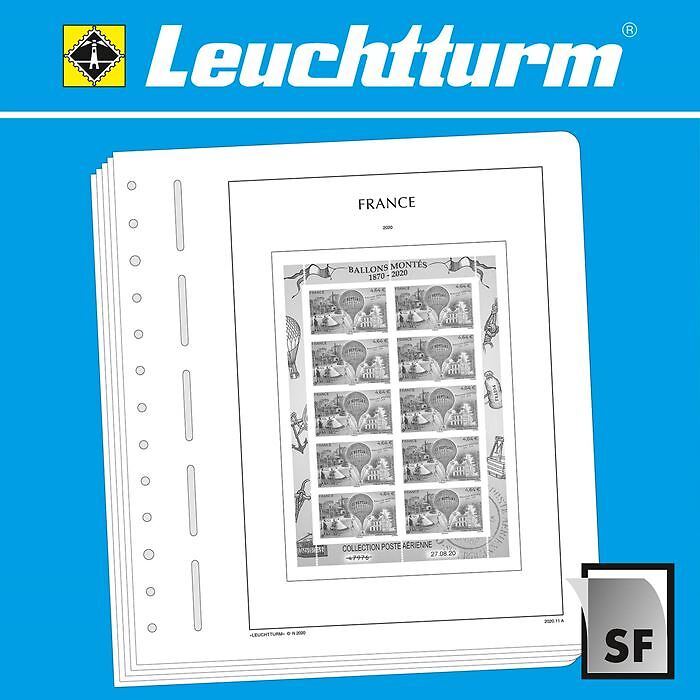 Leuchtturm suplemento-SF Francia minihoja 2021