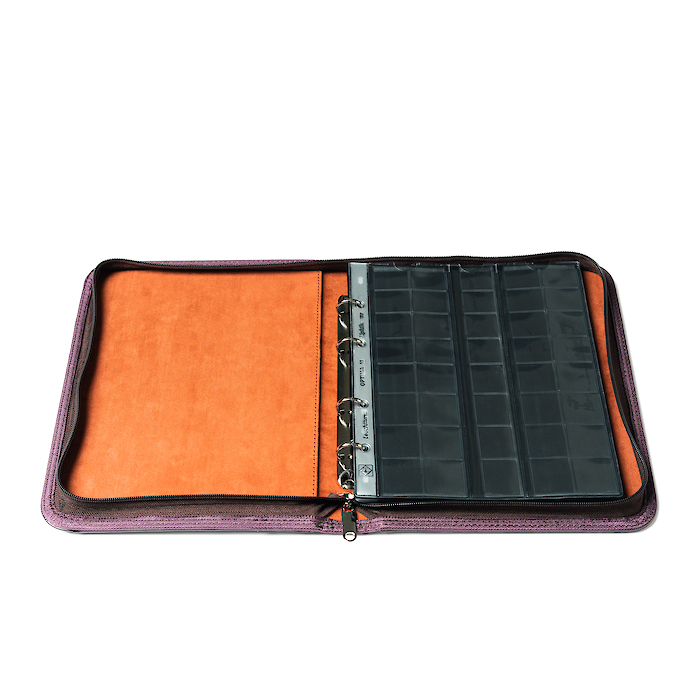 Carpeta de anillas Kurt en formato Optima, marrón