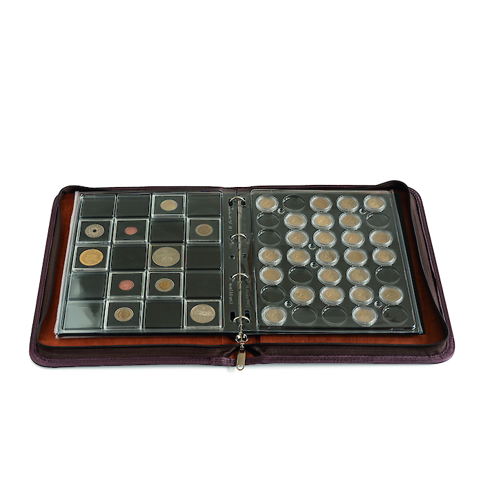 Tapa de anillas Kurt en formato Grande, marrón