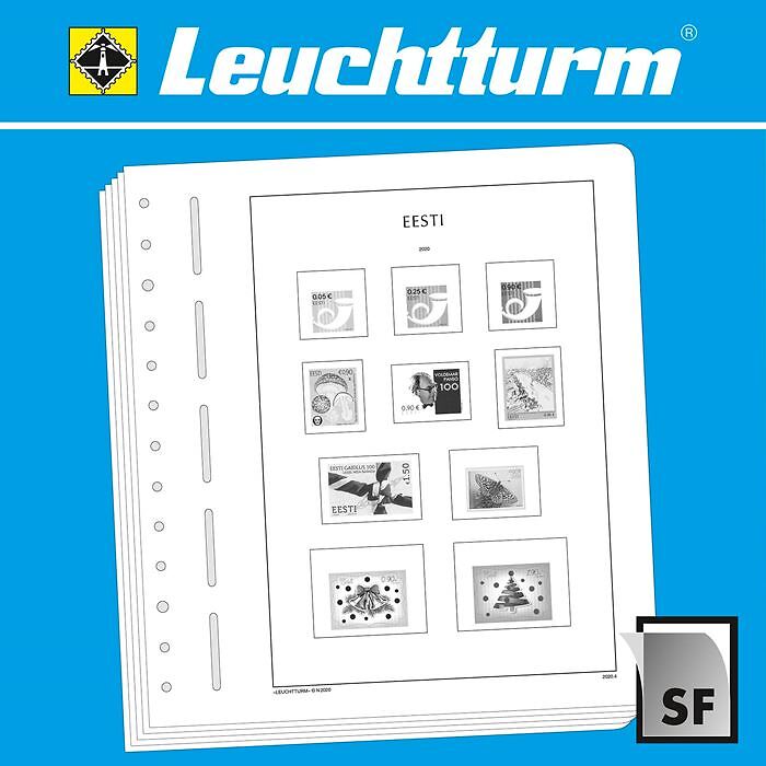 Leuchtturm SF-hojas preimpresas Estonia 2020-2025