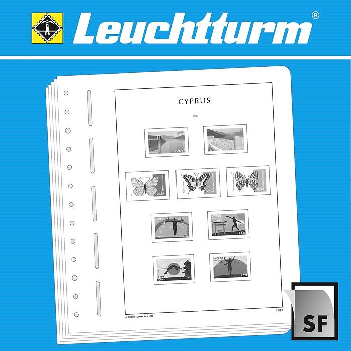 Leuchtturm SF-hojas preimpresas Chipre 2020-2024