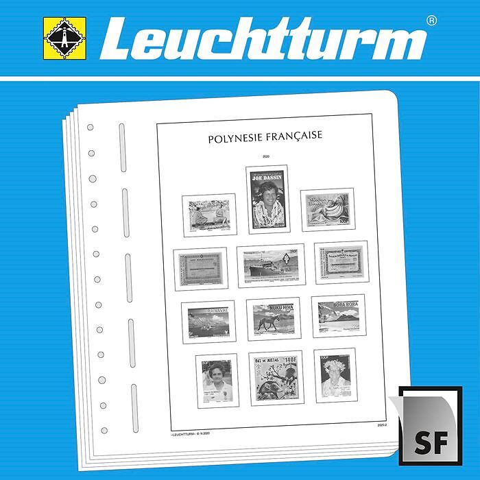 Leuchtturm SF-hojas preimpresas Polinesia Francesa 2020-2025