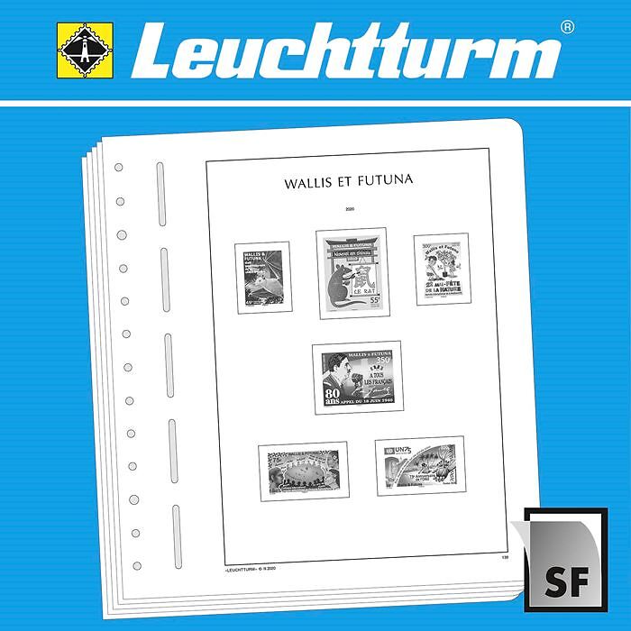 Leuchtturm SF-hojas preimpresas Wallis y Futuna 2020-2025