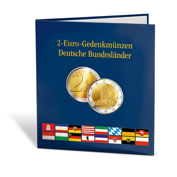 Álbum para monedas PRESSO, Euro-Collection para monedas de 2 Euros 'Deutsche Bundesländer'