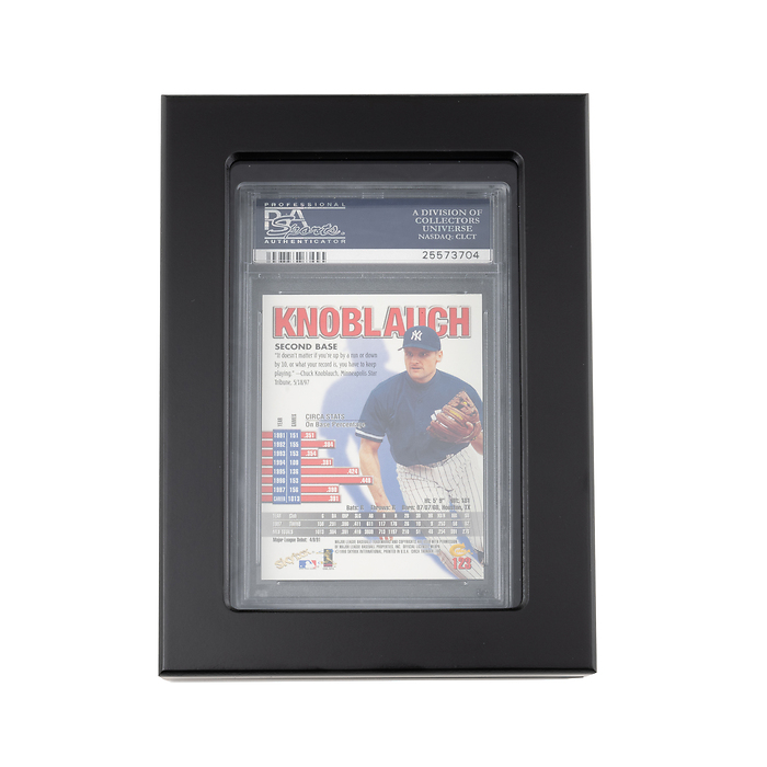 Volterra marco para un cromo clasificado PSA, negro